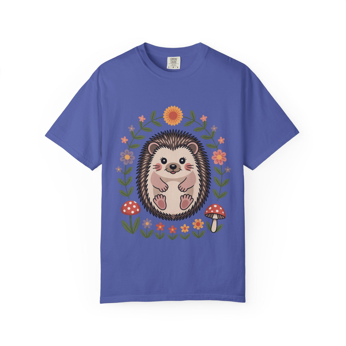 Floral Hedgehog T-Shirt