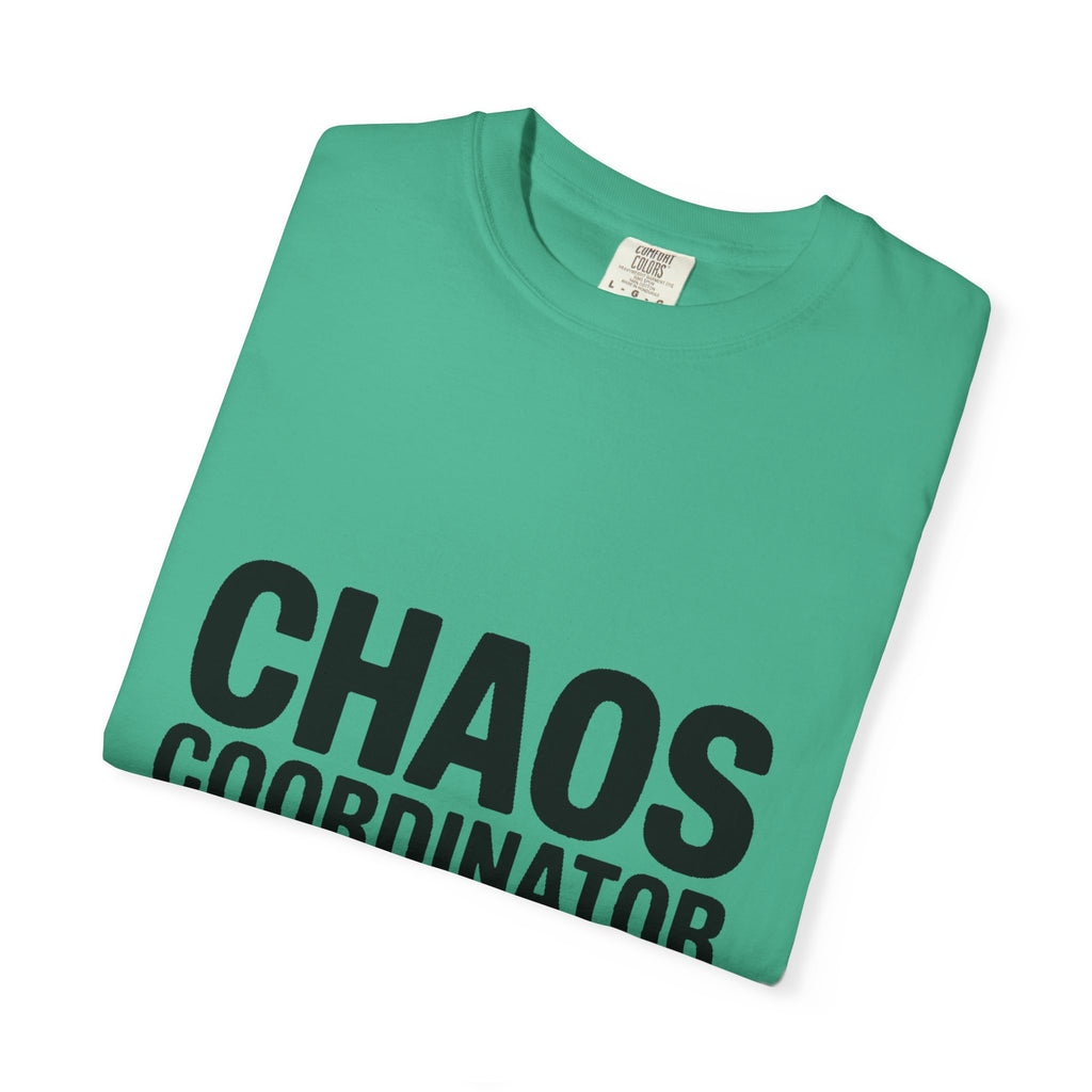 Chaos Coordinator In Training Shirt, Funny Bold Typography Tee, Sarcastic Mom Life T-Shirt, Gift for New Parents or Teachers