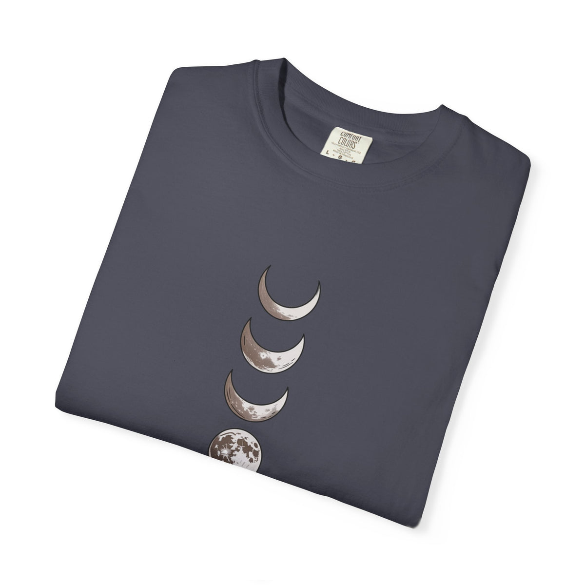Moon Phases Boho Shirt, Minimalist Line Art Moon T-Shirt, Celestial Boho Tee, Hand Drawn Moon Cycle Shirt Gift