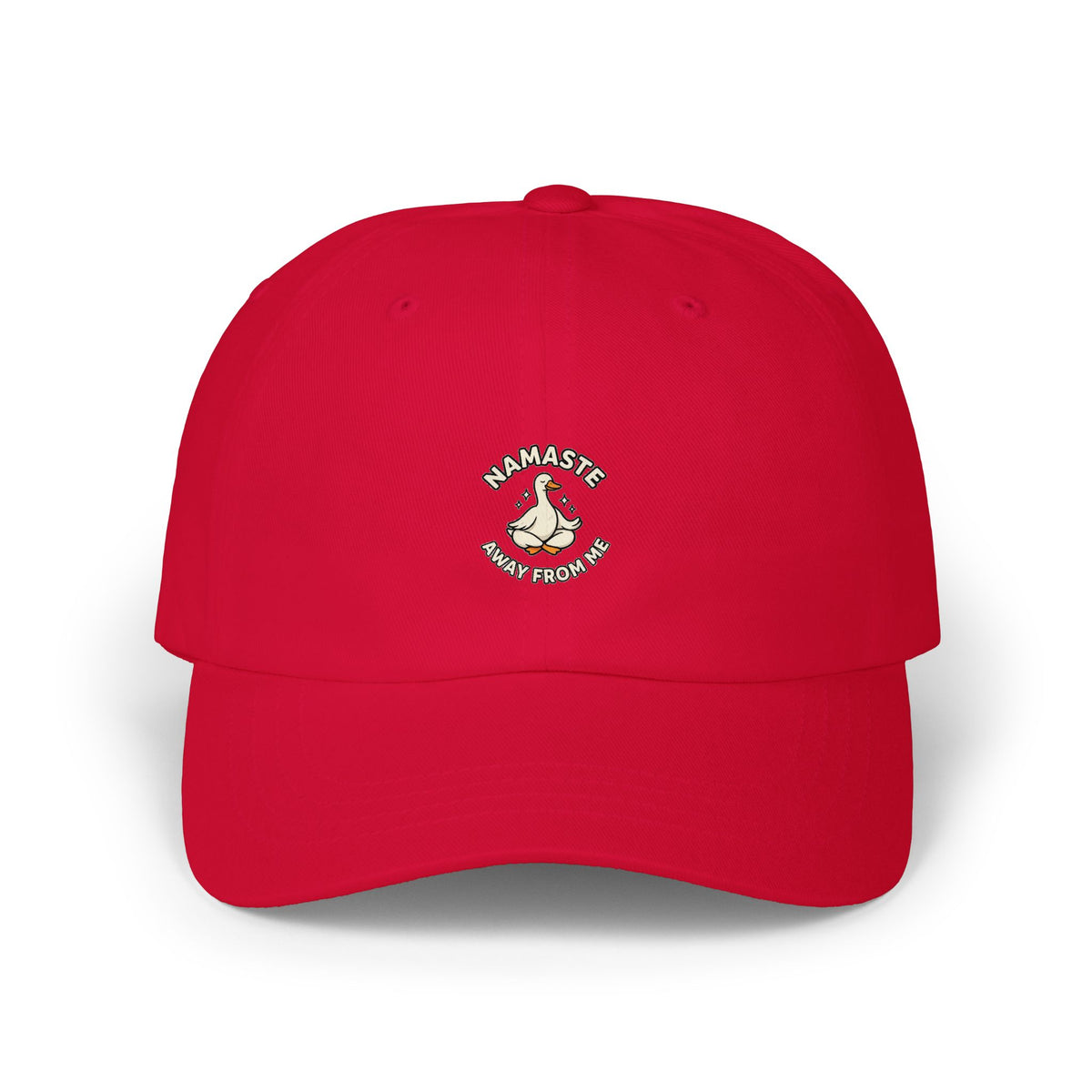 Dad Cap — "Namaste Bitches" Yoga Hand Gesture Embroidered Hat