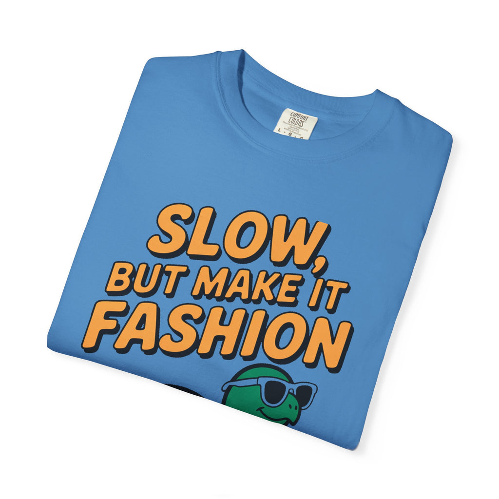 Slow But Fashion Turtle Shirt, Funny Turtle Sunglasses T-Shirt, Cute Turtle Lover Gift, Sarcastic Animal Tee