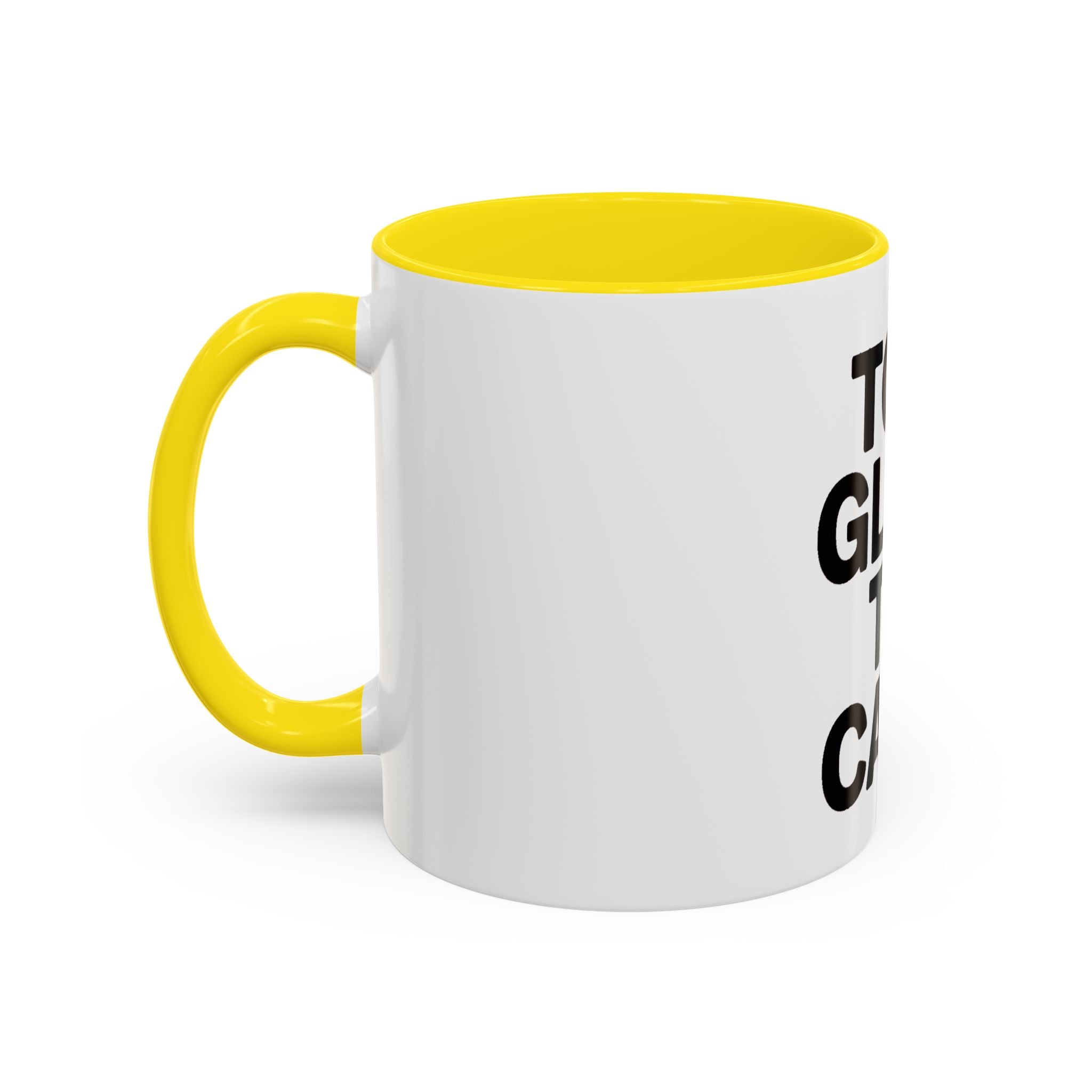 Too Glam To Care Mug, Bold Typography Coffee Mug, Sassy Quote Mug, Funny Gift for Her, Glam Girl Coffee Cup, Trendy Statement Mug