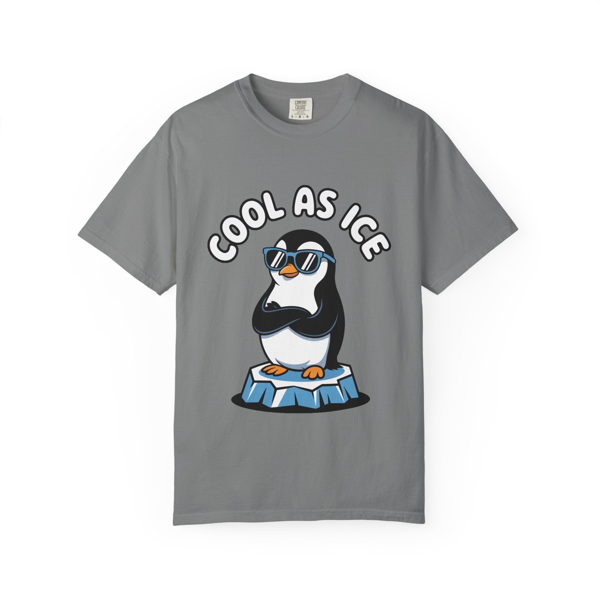 Cool As Ice Penguin Shirt, Funny Sunglasses Penguin T-Shirt, Cute Winter Animal Tee, Ice Block Bird Lover Gift