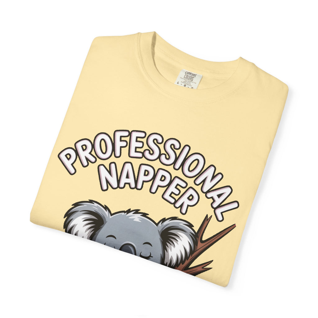 Professional Napper Koala Shirt, Funny Koala T-Shirt, Cute Sleepy Animal Tee, Nap Lover Gift, Cozy Koala Graphic Tee