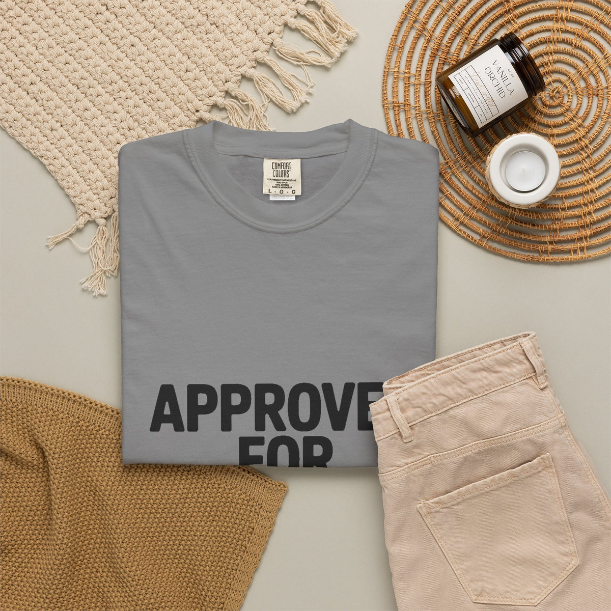 Approved For Chaos Only Shirt, Funny Bold Typography T-Shirt, Sarcastic Quote Tee, Chaotic Energy Shirt Gift