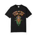 Funny Corn Shirt, Living My Best Cob Life T-Shirt, Cute Corn Sunglasses Tee, Vegetable Lover Gift, Funny Food Shirt