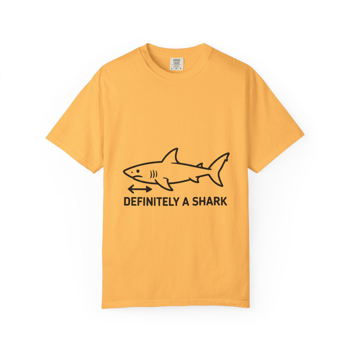 Definitely A Shark Diagram Shirt, Funny Deadpan Meme Tee, Sarcastic Textbook Diagram T-Shirt, Shark Lover Gift