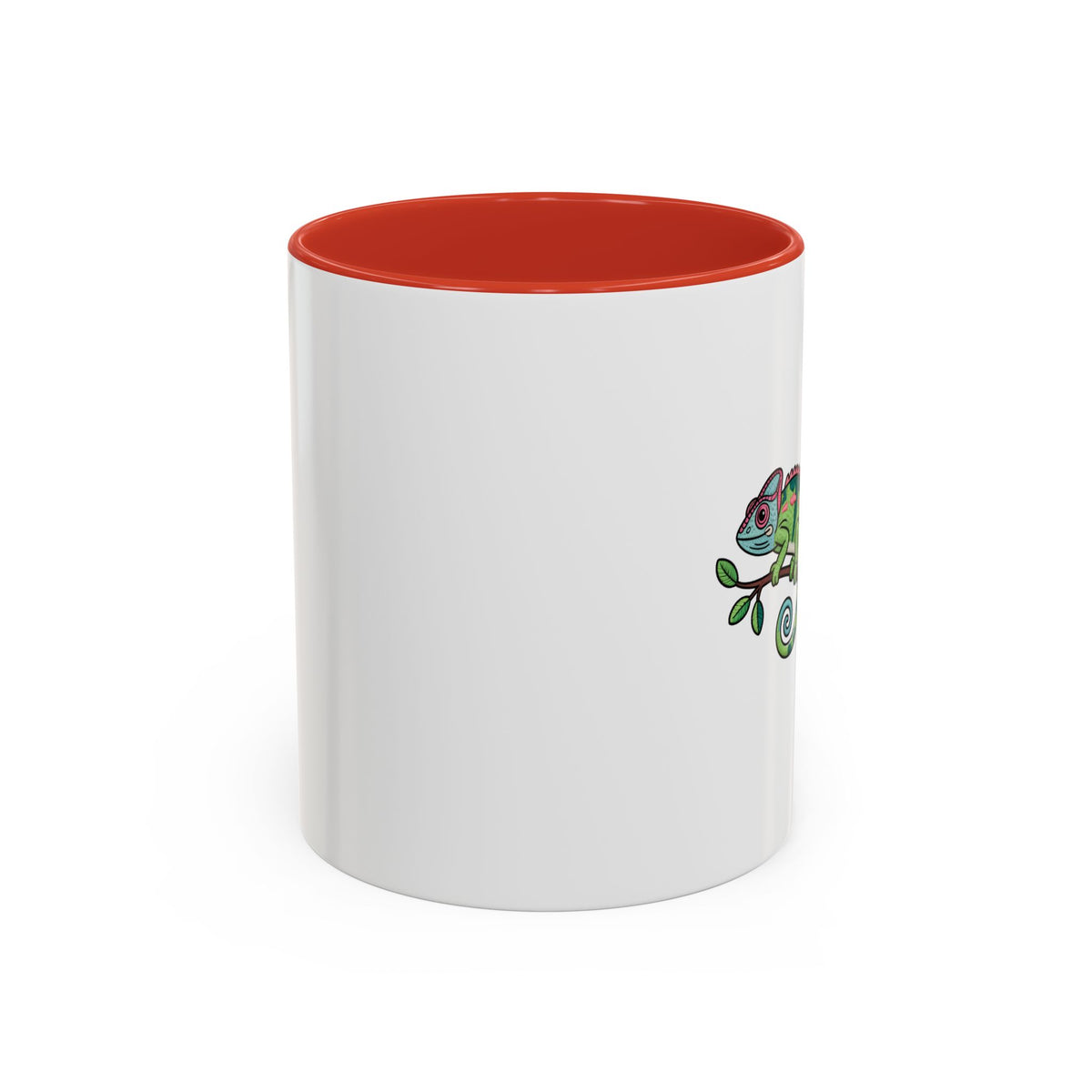 Cute Chameleon Mug, Cartoon Reptile Coffee Cup, Chameleon Lover Gift, Funny Lizard Ceramic Mug