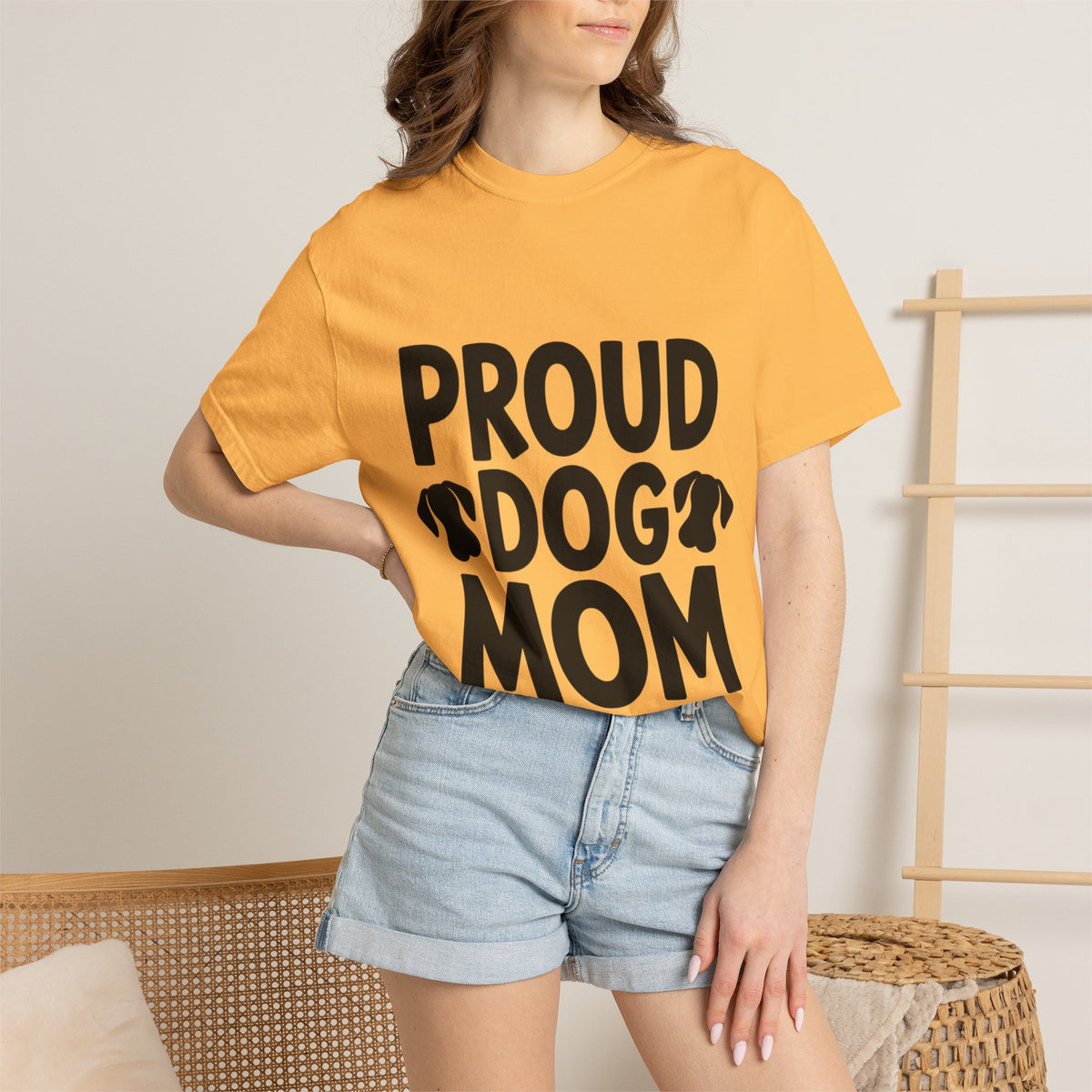 Proud Dog Mom Shirt, Dog Lover T-Shirt, Cute Dog Mom Gift, Dog Mama Tee, Funny Dog Owner Shirt for Women
