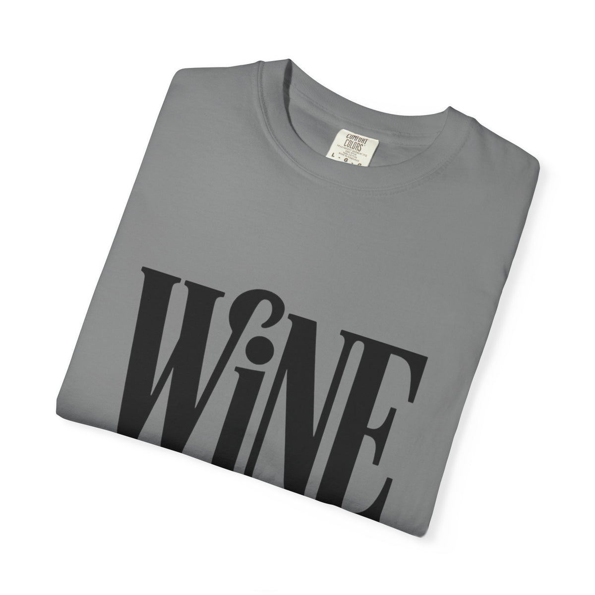 Wine O'Clock Shirt, Funny Wine Lover T-Shirt, Bold Typography Wine Glass Tee, Cute Gift for Wine Drinker