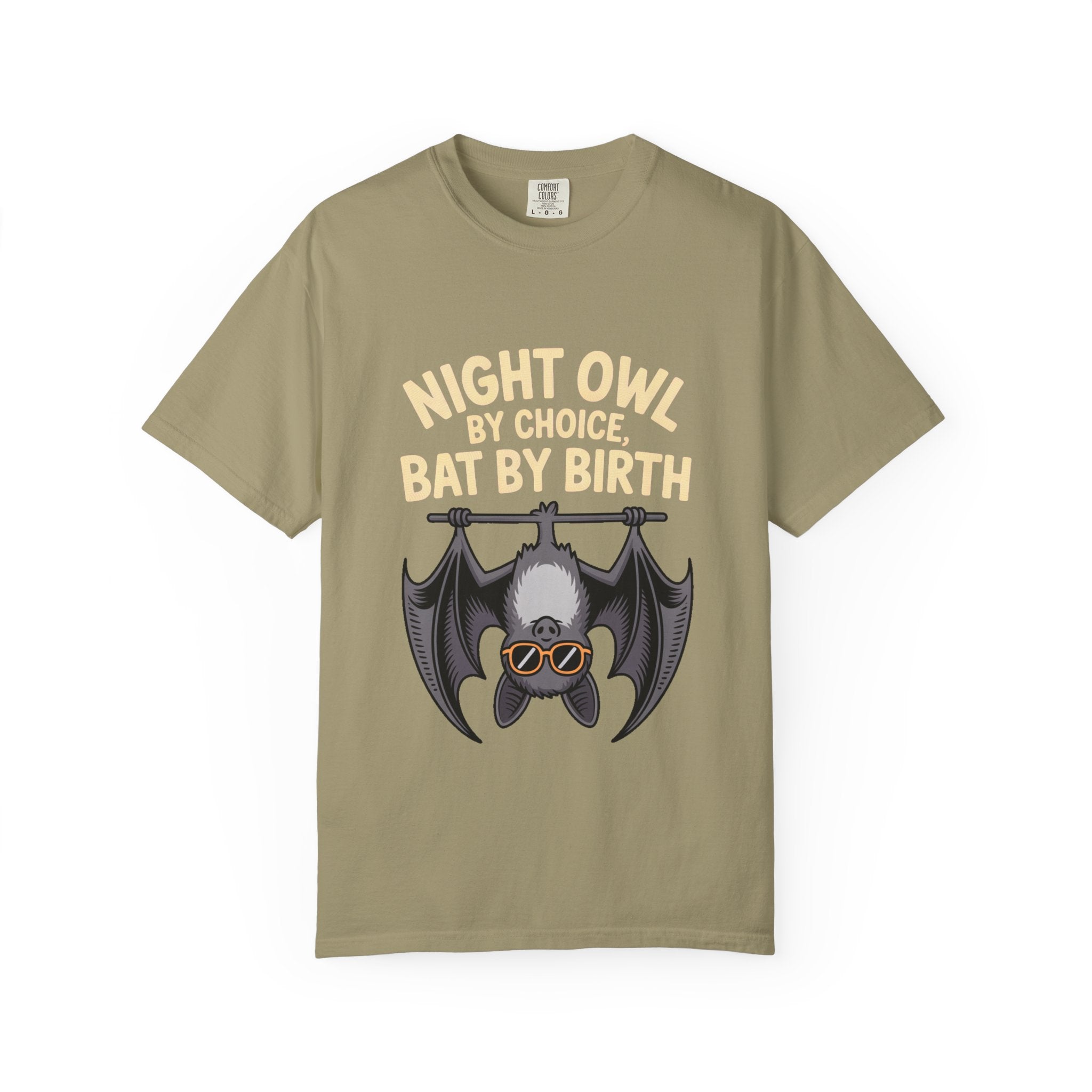 Night Owl By Choice Bat Shirt, Funny Bat T-Shirt, Cute Bat Wearing Sunglasses Tee, Halloween Gift for Night Owls
