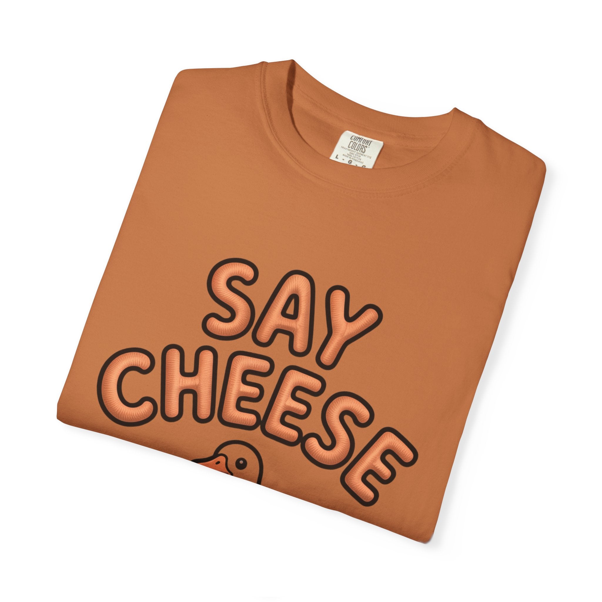 Say Cheese Goose Shirt, Funny Camera Goose T-Shirt, Cute Cartoon Goose Lover Gift, Photography Shirt for Photographer