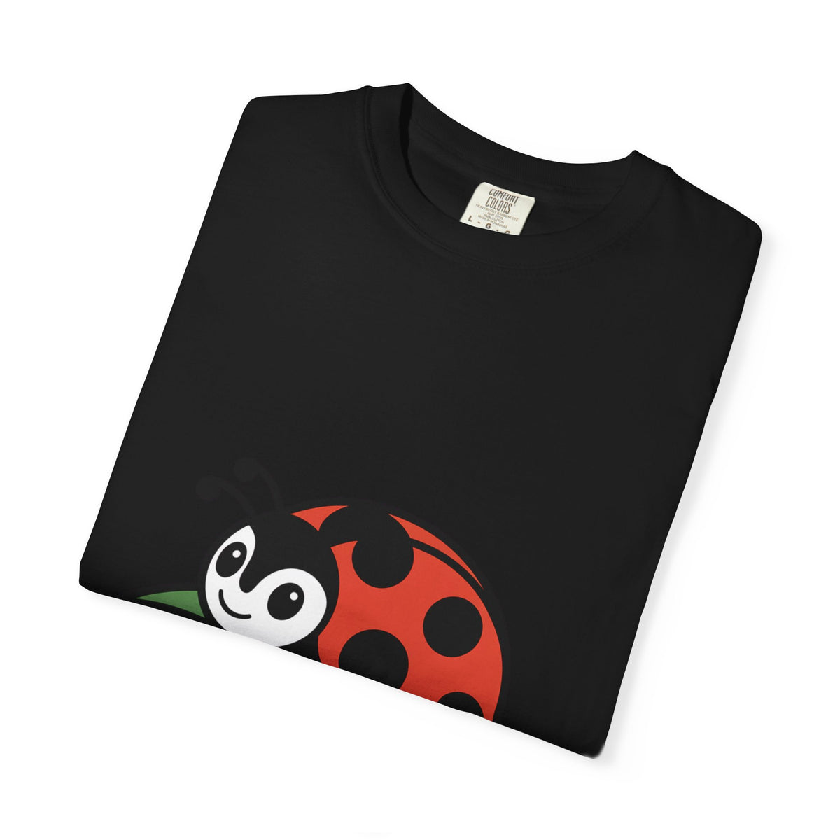Cute Ladybug T-Shirt, Ladybug On A Leaf Shirt, Garden Bug Lover Gift, Nature Insect Graphic Tee, Kids Ladybug Shirt