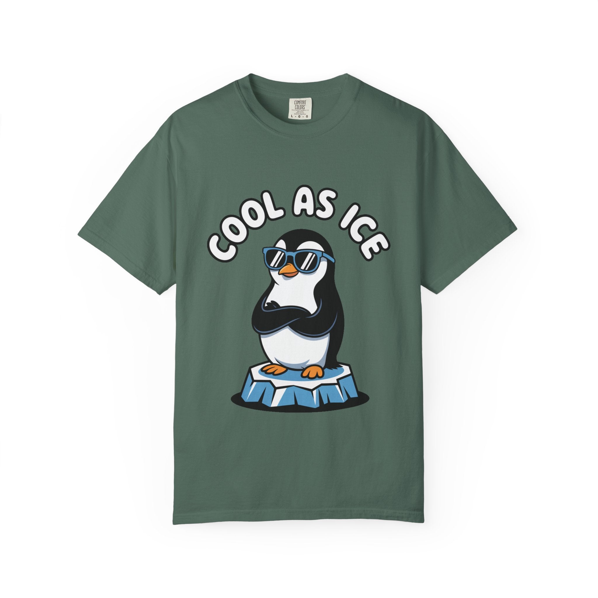 Cool As Ice Penguin Shirt, Funny Sunglasses Penguin T-Shirt, Cute Winter Animal Tee, Ice Block Bird Lover Gift