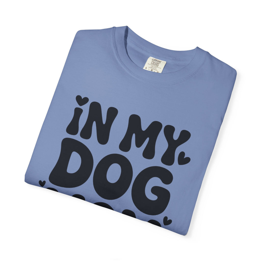 In My Dog Mom Era Shirt, Trendy Dog Mom T-Shirt, Funny Dog Lover Gift, Bold Typography Tee for Women, Cute Paw Print Heart Shirt