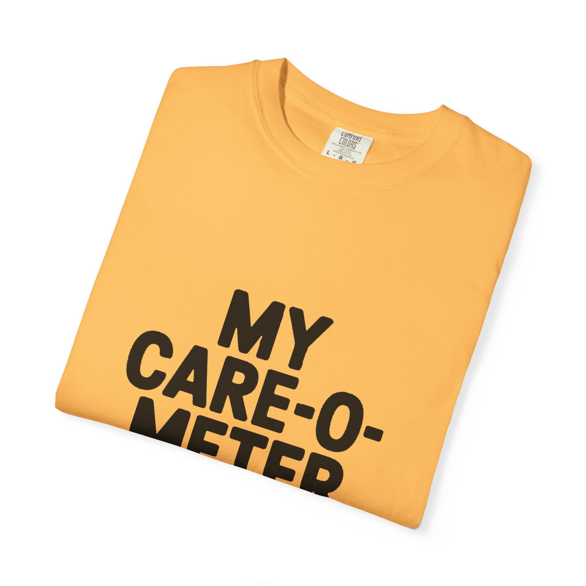 My Care-O-Meter Is Broken Shirt, Funny Sarcastic T-Shirt, Bold Typography Tee, Sarcastic Gift for Him Her, Deadpan Humor Shirt