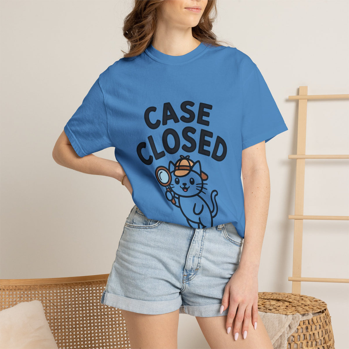 Case Closed Cat Detective T-Shirt