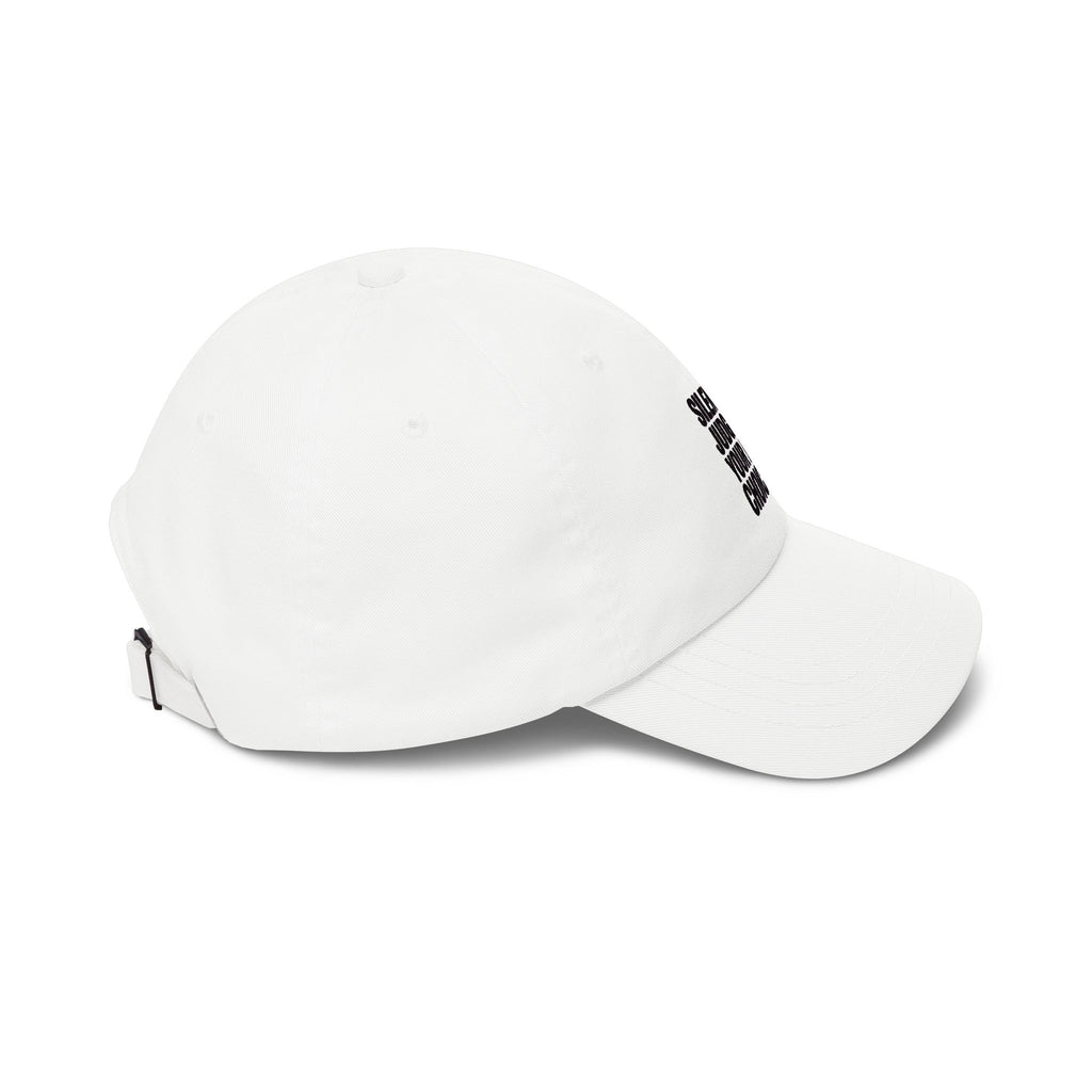 Silently Judging Your Life Choices Dad Hat, Funny Sarcastic Embroidered Cap, Bold Typography Dad Cap, Snarky Gift for Him