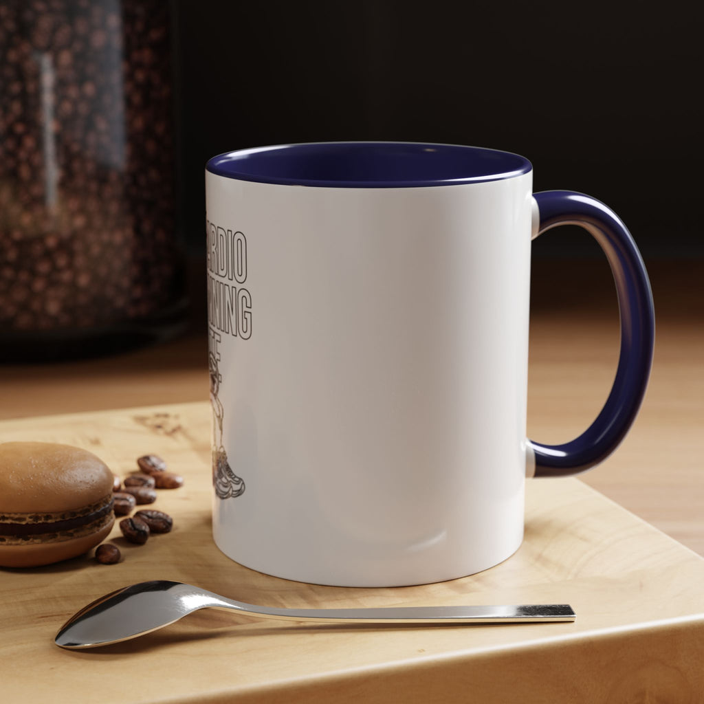 Coffee Mug — "My Cardio Is Running Late" Lazy Sloth Funny Gift