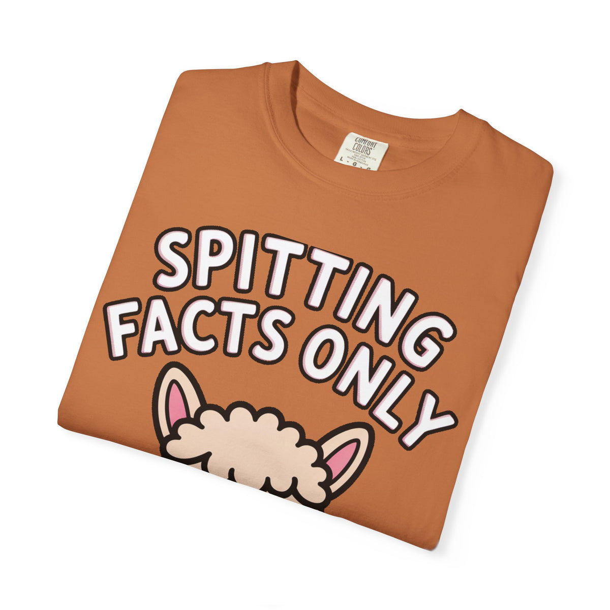 Funny Alpaca Shirt, Spitting Facts Only T-Shirt, Sassy Alpaca Tee, Cute Alpaca Lover Gift, Funny Animal Graphic Shirt