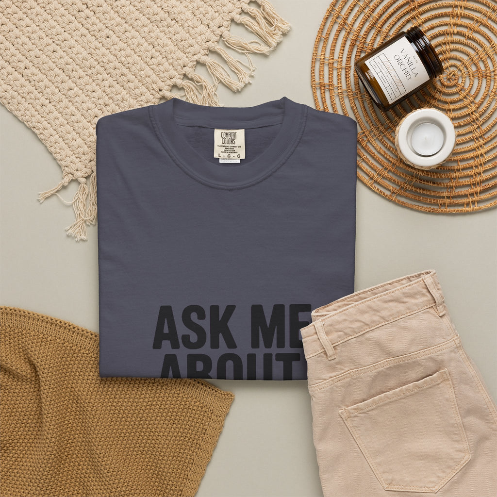 Ask Me About My Nap Schedule Shirt, Funny Nap Lover T-Shirt, Sarcastic Sleep Tee, Cozy Napping Gift for Tired Adults