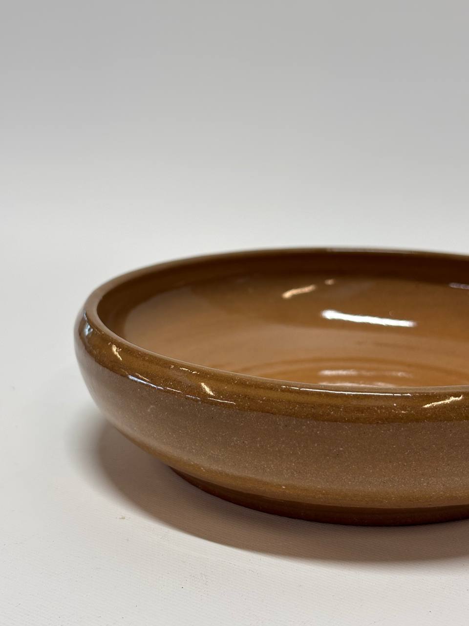 Handmade Ceramic Bowls Set of 5 – Earth Tone Stoneware Bowls in Brown, Olive & Mustard